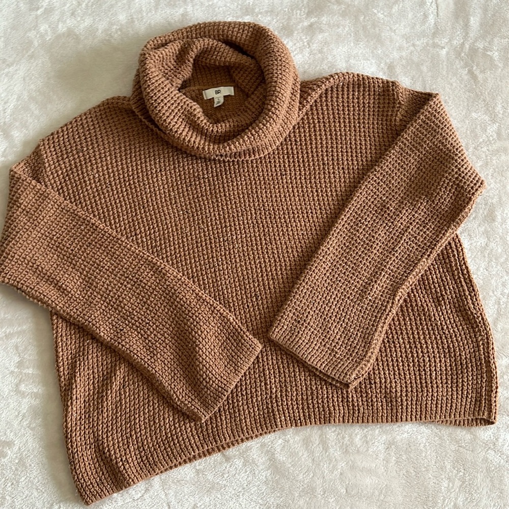 Nordstrom BP Small Burnt Orange Turtleneck Sweater